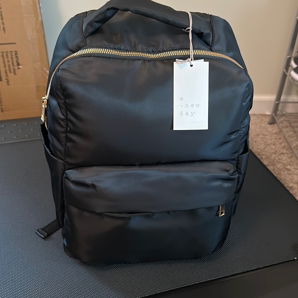 Black backpack